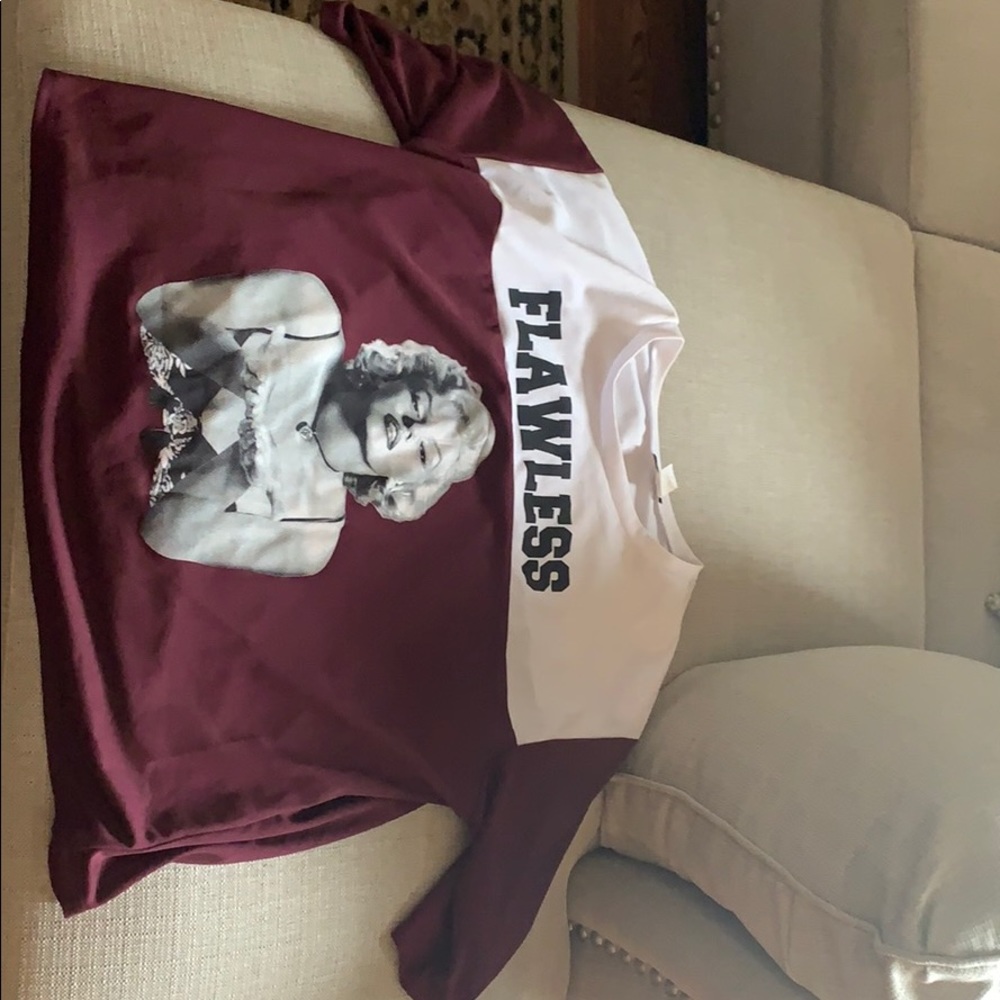 FLAWLESS Marilyn Monroe Jersey Style Tee